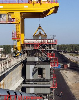 ARDCU coke handling conveyor system