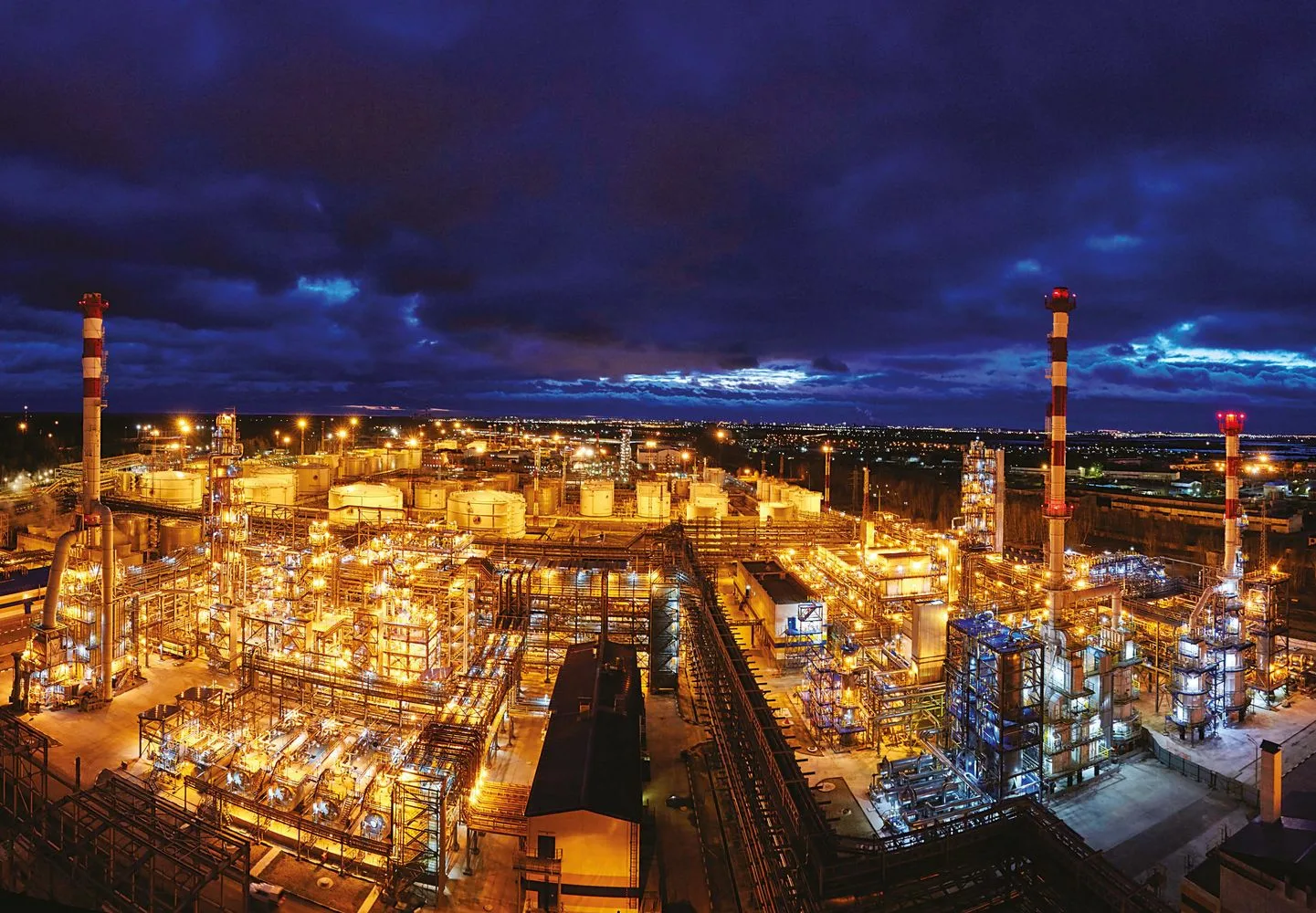 Refinery control room